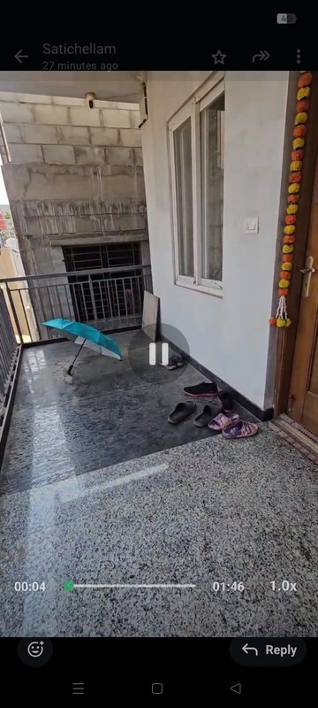 Living Room in 2 BHK Builder Floor at Ramamurthy Nagar – for Rent