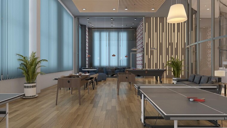 Kitchen, nimbus-the-palm-village Studio 525 Sq.Ft. Apartment In Sector 22a Yamuna Expressway Greater Noida 9033388