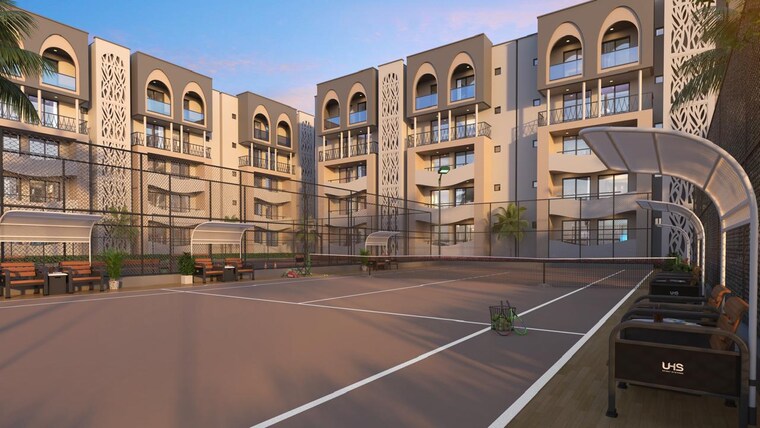 Exterior View, nimbus-the-palm-village Studio 525 Sq.Ft. Apartment In Sector 22a Yamuna Expressway Greater Noida 9033388
