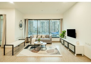 Living Room in 4 BHK Apartment at Hiranandani Gardens Solitaire, Powai – for Sale