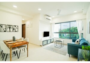 Living Room in 3 BHK Apartment at Hiranandani Heritage Tower, Powai – for Sale