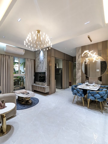 Living Room in 2 BHK Apartment at Bhairav Ocean Breeze, Kandivali West – for Sale