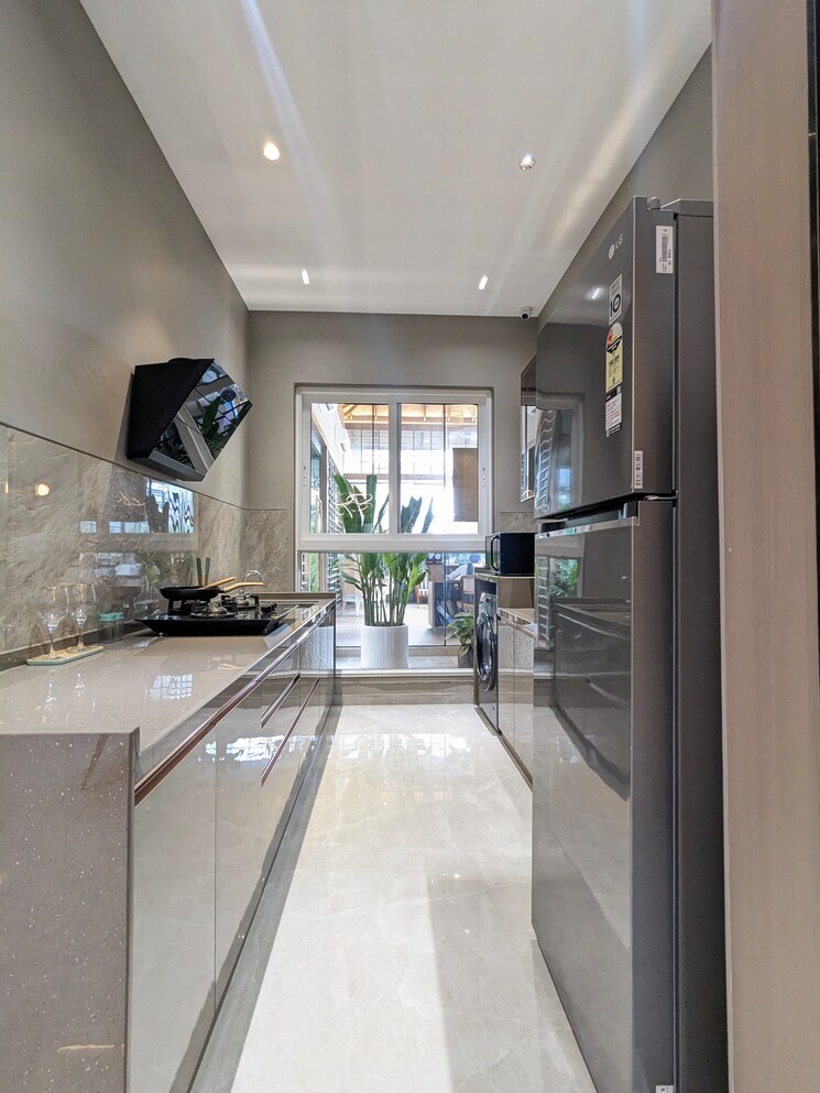 Kitchen, bhairav-ocean-breeze 2 Bedroom 561 Sq.Ft. Apartment In Kandivali West Mumbai 9033405