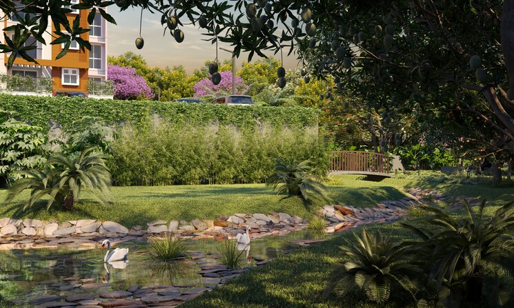 Garden, provident-botanico 2 Bedroom 1088 Sq.Ft. Apartment In Whitefield Bangalore 9033411