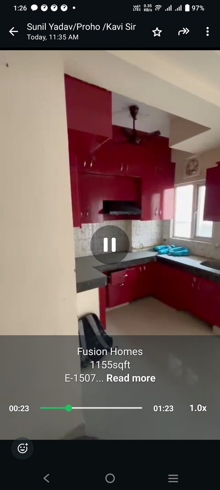 Kitchen, fusion-homes 2.5 Bedroom 1155 Sq.Ft. Apartment In Tech Zone 4 Greater Noida Greater Noida 9033420