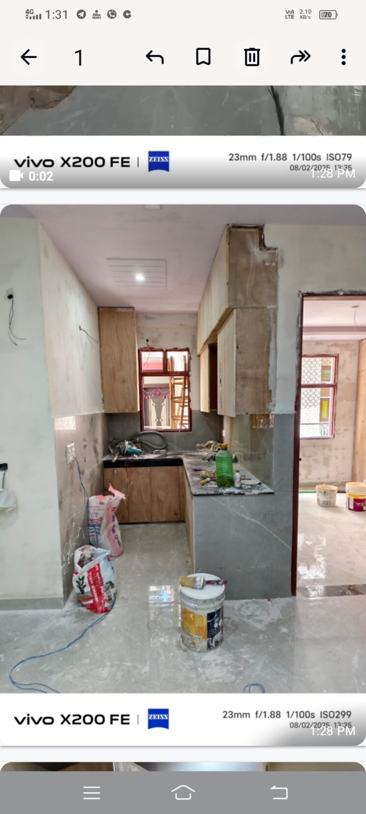 Kitchen, palam 3 Bedroom 900 Sq.Yd. Builder Floor In Palam Delhi 9033436