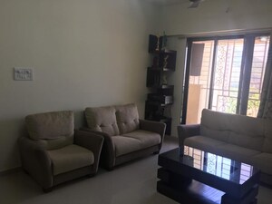 Living Room in 2.5 BHK Apartment at Sudarshan Sky Garden, Ghodbunder Road – for Sale