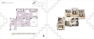 Floor Plan in 2 BHK Apartment at Devidanga – for Sale