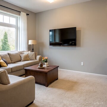Living Room in 2 BHK Apartment at Railway Road  – for Rent