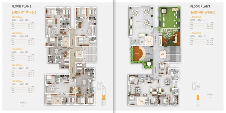 Floor Plan, salugara 2 Bedroom 995 Sq.Ft. Apartment In Salugara Siliguri 9033500