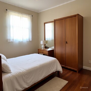 Bedroom in 2 BHK Apartment at Railway Road  – for Rent