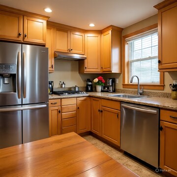 Kitchen in 2 BHK Apartment at Railway Road  – for Rent