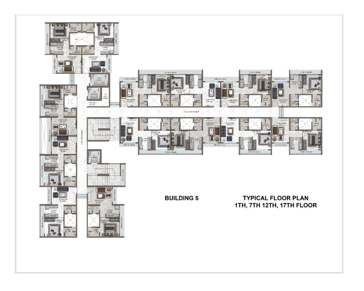 Master Plan, la-mer-one 1 Bedroom 350 Sq.Ft. Apartment In Palaspa Navi Mumbai 9033504