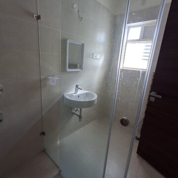 Bathroom in 4 BHK Villa at Visions Urjith, Osman Nagar – for Rent