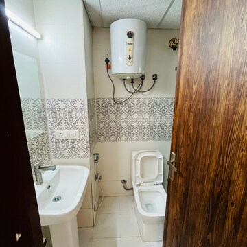 Attached Bathroom in 3 BHK Apartment at Uninav Bliss, Raj Nagar Extension – for Rent