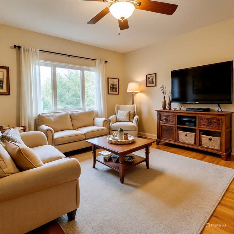 Living Room, railway road 2 Bedroom 1000 Sq.Ft. Apartment In Railway Road  Rishikesh 9033556