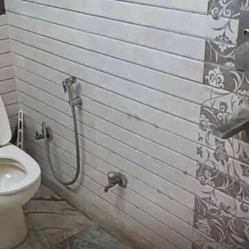 Bathroom in 2 BHK Builder Floor at Lajpat Nagar I – for Rent