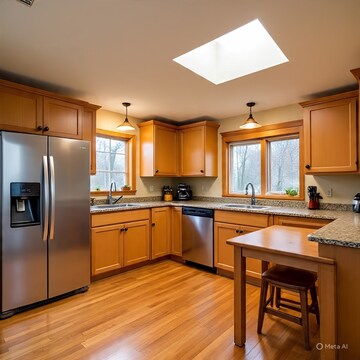 Kitchen in 2 BHK Apartment at Railway Road  – for Rent