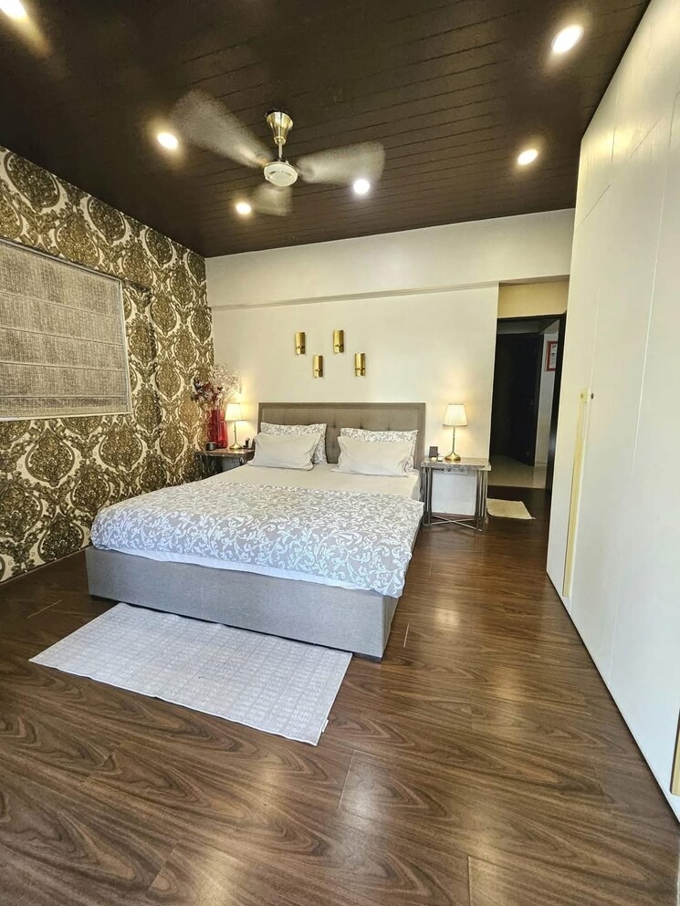 Bedroom, skywards-nirvana 3 Bedroom 1700 Sq.Ft. Apartment In Hadapsar Pune 9033638