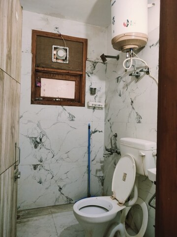 Bathroom in 2 BHK Builder Floor at Paryavaran Complex – for Rent