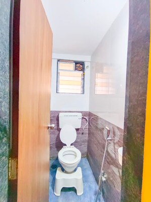 Bathroom in 1 BHK Apartment at Mauli Omkar, Malad East – for Sale