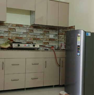 Kitchen in 2 BHK Builder Floor at Trehan Delight Residence, Sector 65 – for Rent
