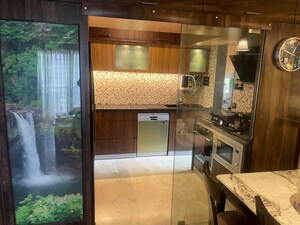 Kitchen in 3 BHK Apartment at DB Parkwoods, Kasarvadavali – for Sale