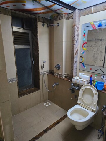 Bathroom in 2 BHK Apartment at Raheja Acropolis, Deonar – for Rent