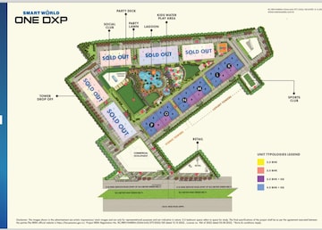 Master Plan in 4 BHK Apartment at Smart World One DXP, Sector 113 – for Sale