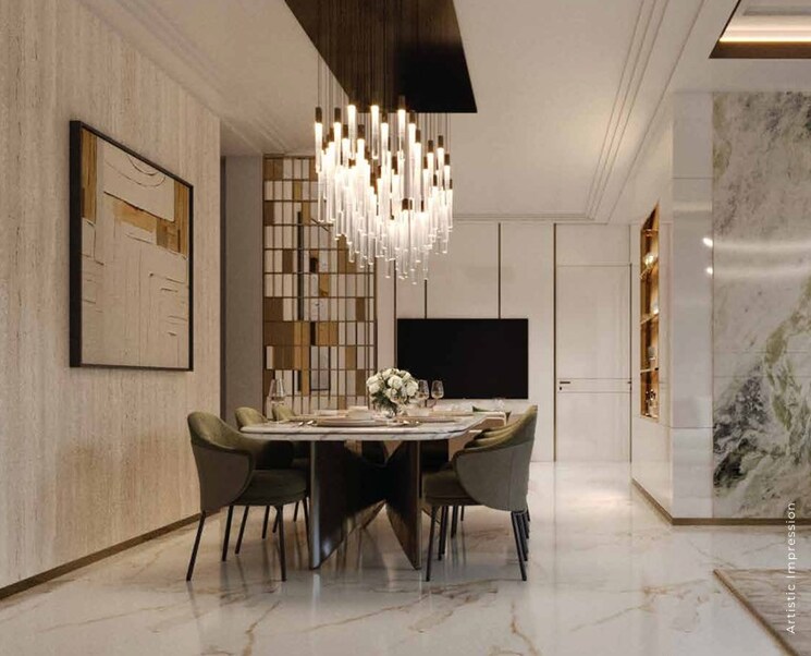 Living Room, smart-world-one-dxp 4 Bedroom 3055 Sq.Ft. Apartment In Sector 113 Gurgaon 9033923