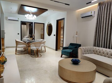 Living Room in 4 BHK Apartment at International Airport Road – for Sale