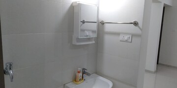 Bathroom in 1 BHK Apartment at Paranjape Trident Towers, Wakad – for Rent