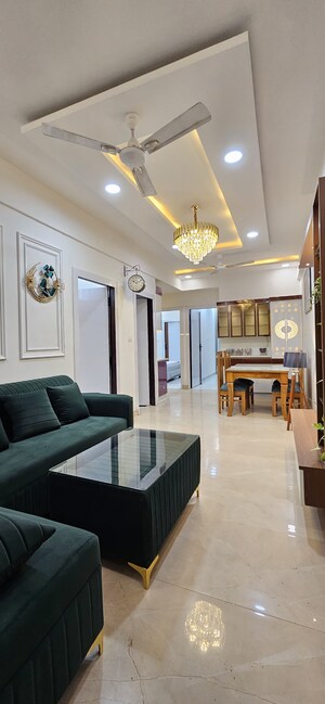 Living Room in 3 BHK Villa at Kingson Green Villa Phase 2, Panchsheel Green – for Sale