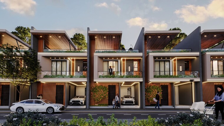 Exterior View, kingson-green-villa-phase-2 3 Bedroom 2250 Sq.Ft. Villa In Panchsheel Green Greater Noida 9034121