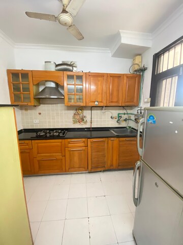 Kitchen in 3 BHK Apartment at Sector 5 Dwarka – for Rent