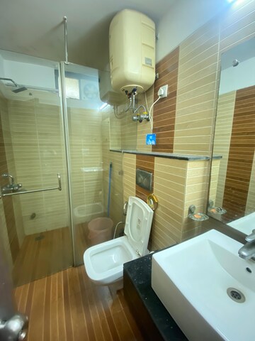 Bathroom in 3 BHK Apartment at Sector 5 Dwarka – for Rent