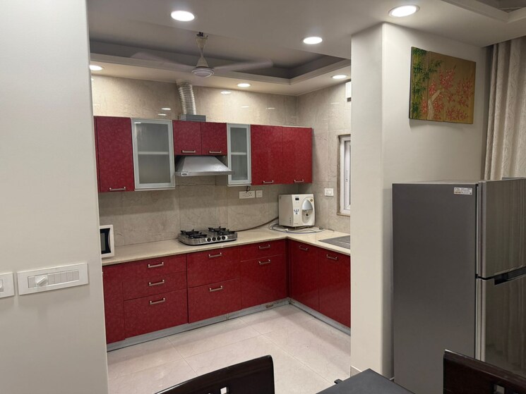 Kitchen, vasant kunj 3 Bedroom 1500 Sq.Ft. Builder Floor In Vasant Kunj Delhi 9034163