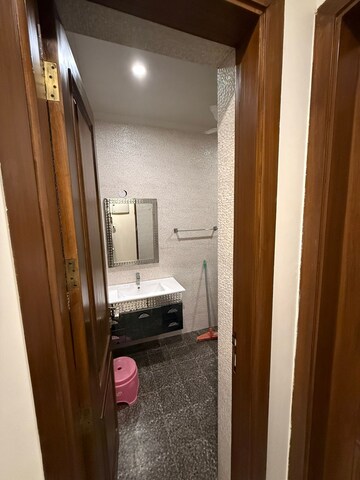 Bathroom in 3 BHK Builder Floor at Vasant Kunj – for Rent