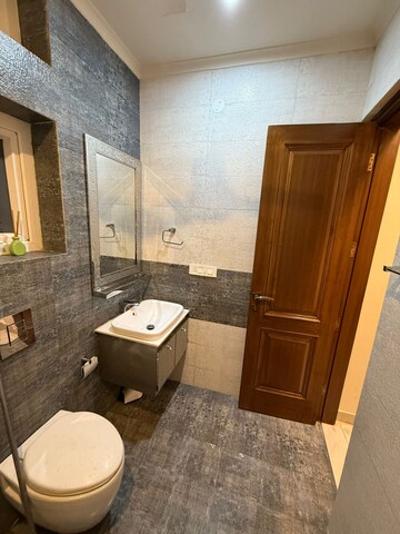 Bathroom in 3 BHK Builder Floor at Vasant Kunj – for Rent