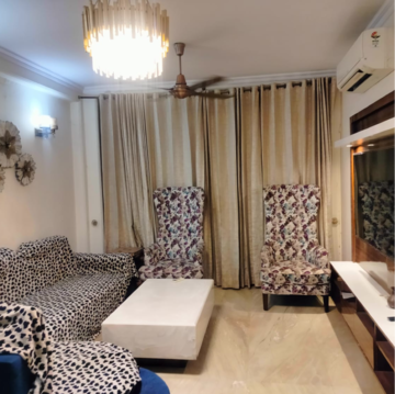 Living Room in 3 BHK Apartment at Galaxy North Avenue ll, Sector 16c Greater Noida – for Rent