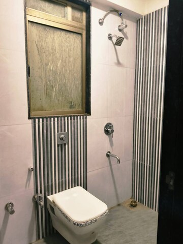 Bathroom in 3 BHK Apartment at Lakshachandi Heights, Goregaon East – for Sale