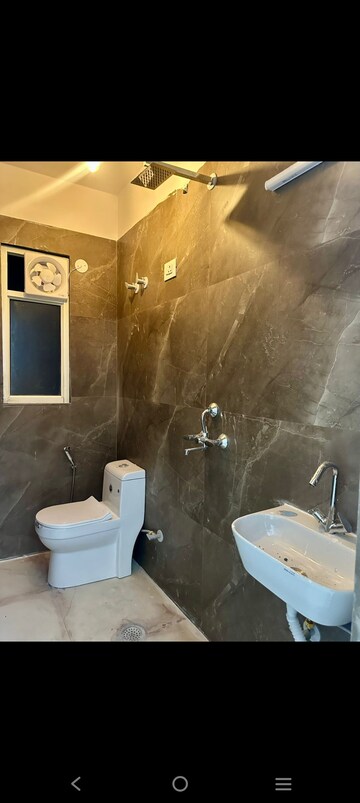 Bathroom in 1 BHK Builder Floor at Saket – for Rent