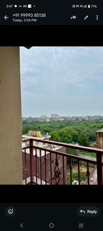 Balcony in 1 BHK Builder Floor at Saket – for Rent
