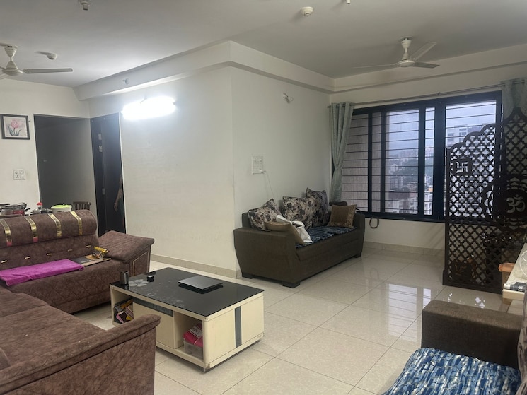 Living Room, magarpatta-nanded-city-sargam 3 Bedroom 1400 Sq.Ft. Apartment In Sinhagad Pune 9034283