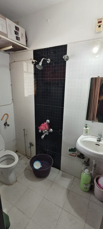 Bathroom in 3 BHK Apartment at Magarpatta Nanded City Sargam, Sinhagad – for Rent
