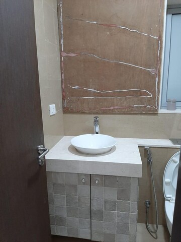 Bathroom in 3 BHK Apartment at Oberoi Realty Exquisite, Goregaon East – for Rent