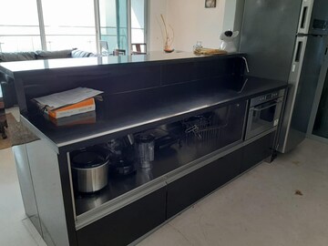 Kitchen in 3 BHK Apartment at Oberoi Realty Exquisite, Goregaon East – for Rent