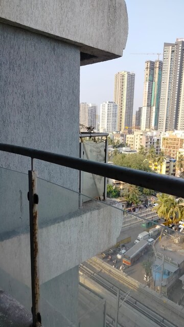 Balcony in 2 BHK Apartment at Lotus Lotus Link Square, Malad West – for Rent