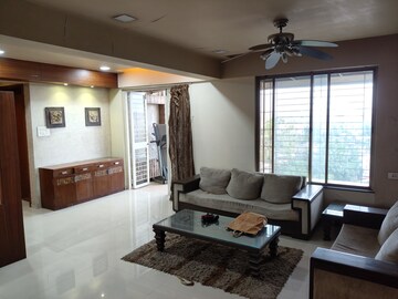 Living Room in 3 BHK Apartment at Goel Ganga Bhagyoday, Sinhagad – for Rent