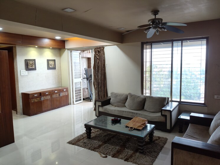 Living Room, goel-ganga-bhagyoday 3 Bedroom 1120 Sq.Ft. Apartment In Sinhagad Pune 9034469